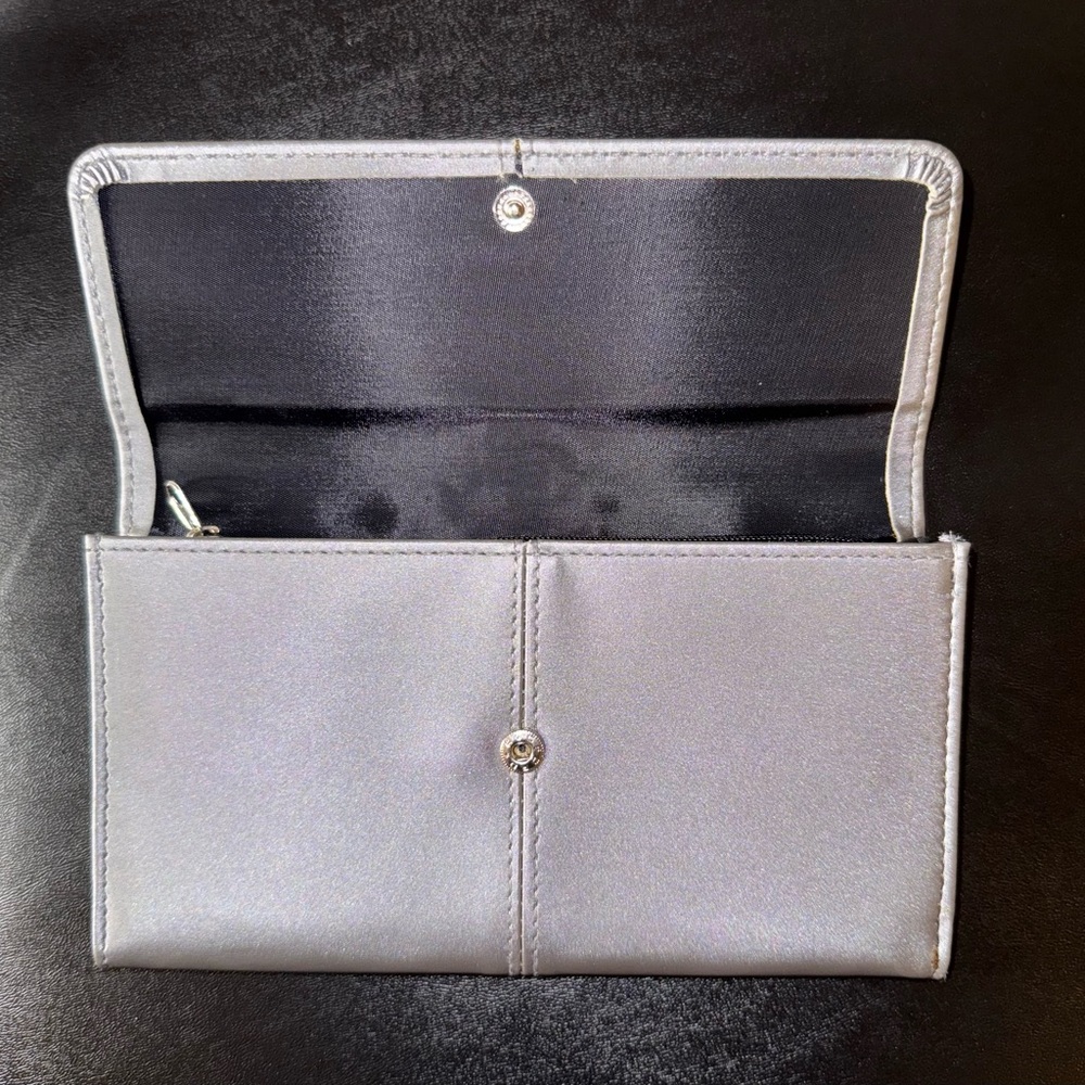Elegant Pewter Wallet, NEW